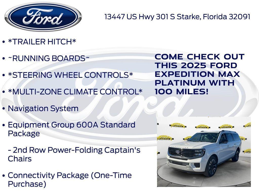new 2025 Ford Expedition Max car, priced at $94,940