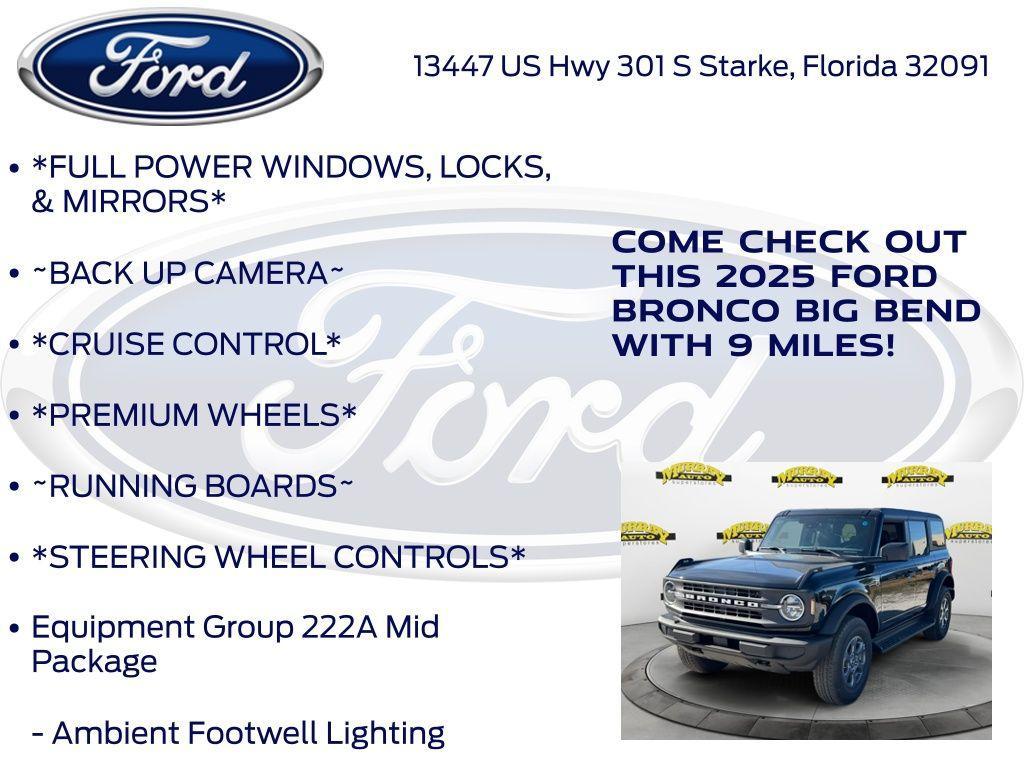 new 2025 Ford Bronco car, priced at $48,548