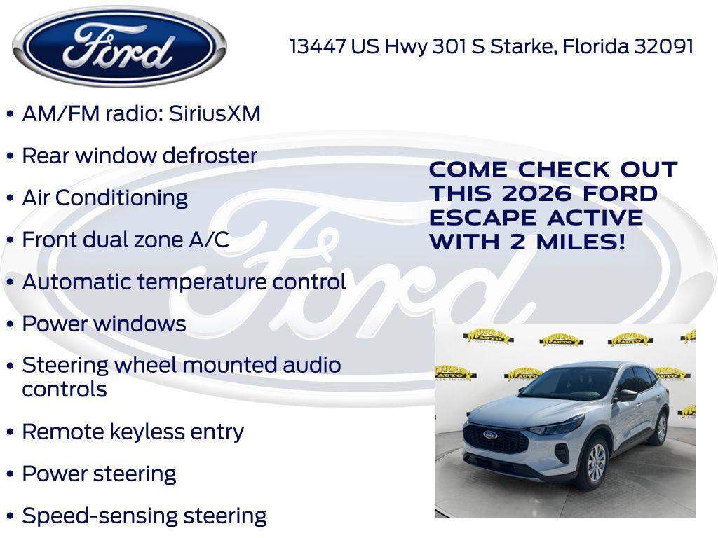 new 2026 Ford Escape car, priced at $34,530