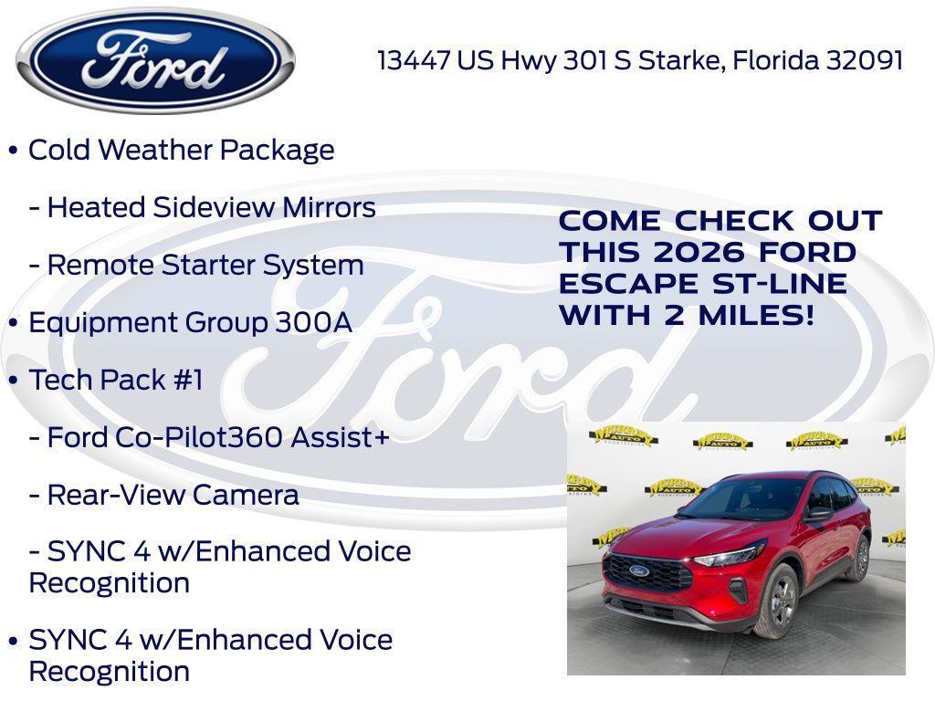new 2026 Ford Escape car, priced at $35,670