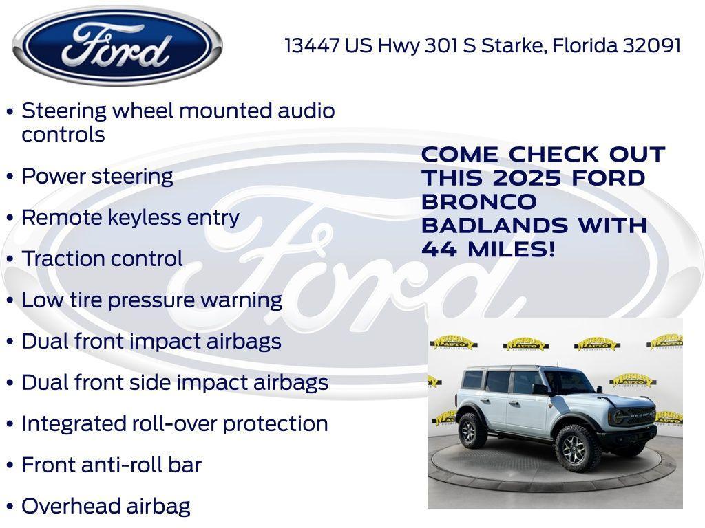 new 2025 Ford Bronco car, priced at $56,582