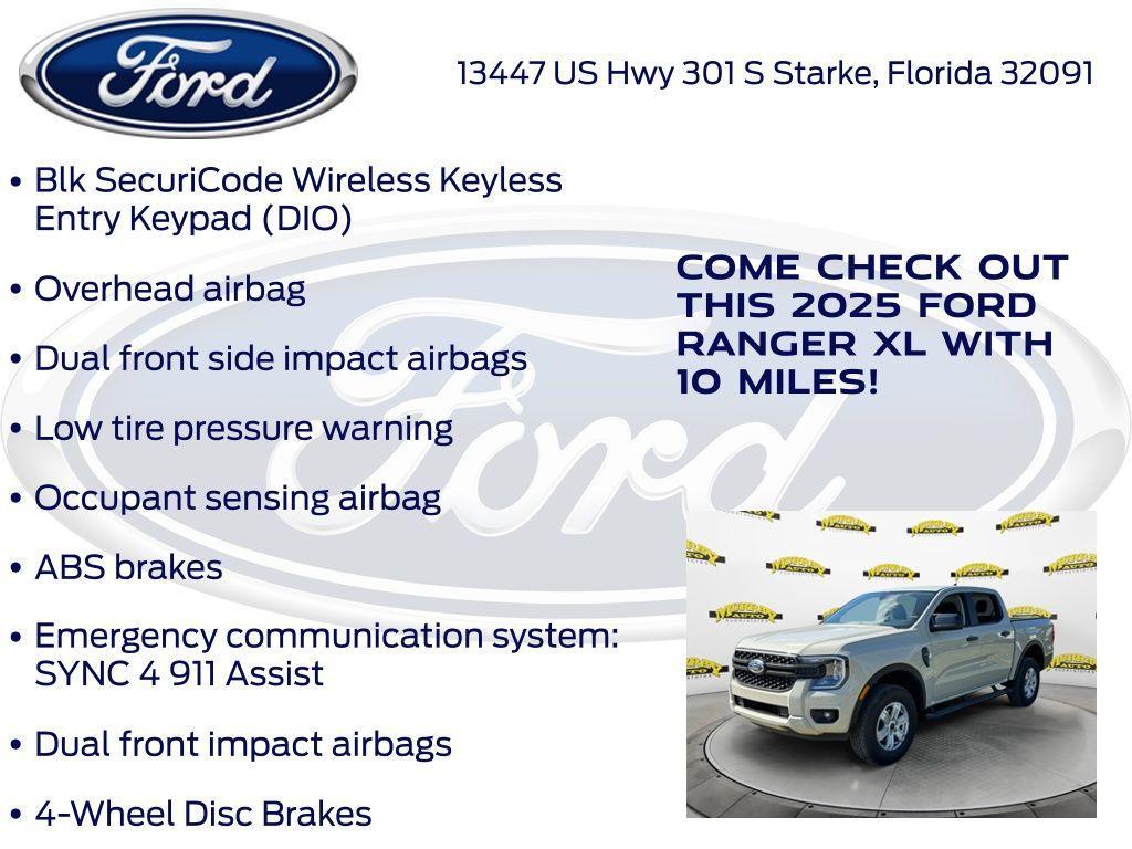 new 2025 Ford Ranger car, priced at $34,870