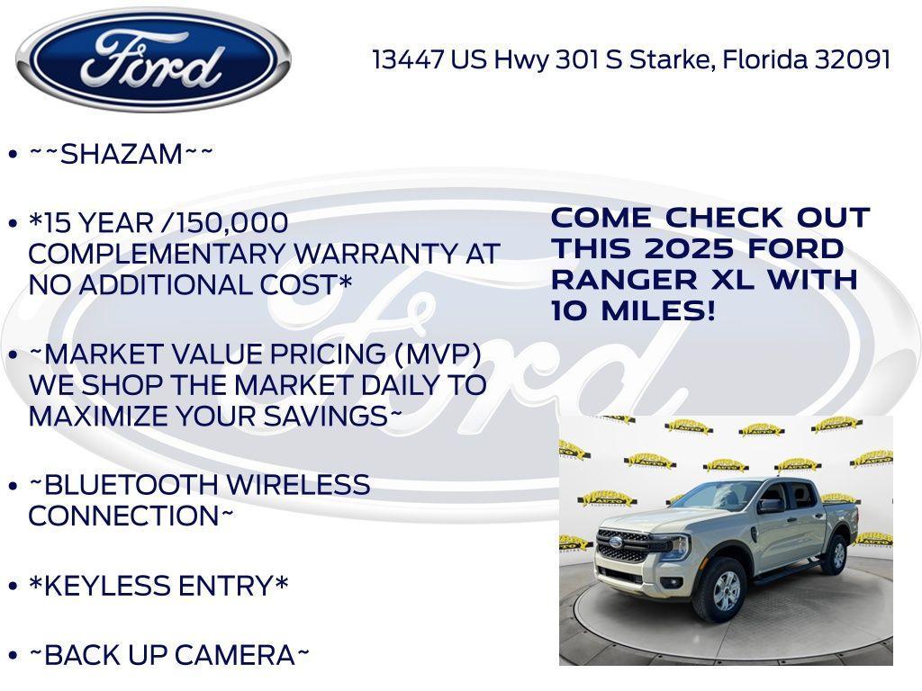 new 2025 Ford Ranger car, priced at $34,870