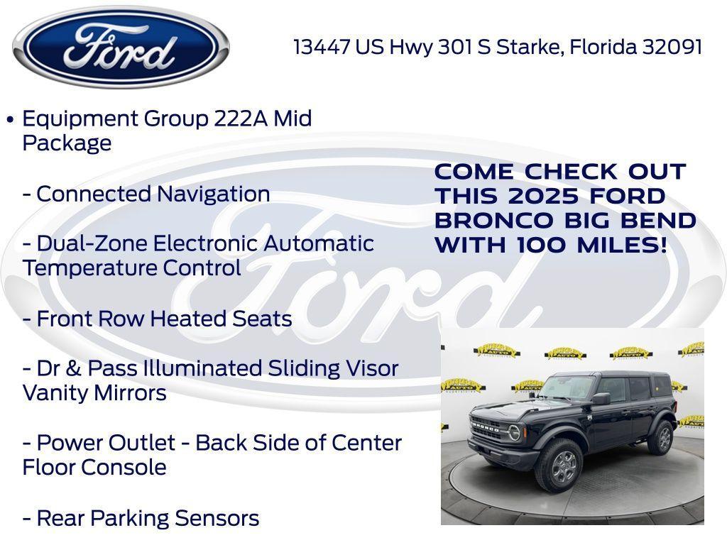 new 2025 Ford Bronco car, priced at $47,598