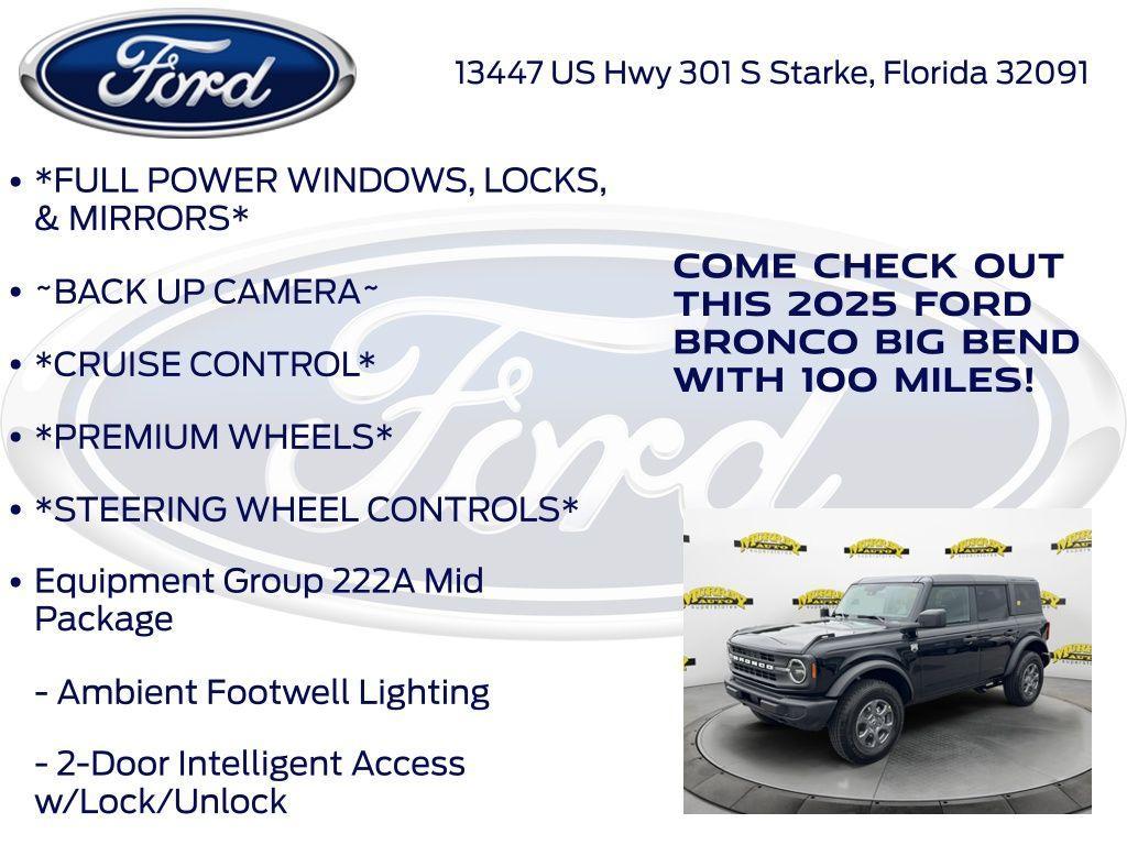 new 2025 Ford Bronco car, priced at $47,598