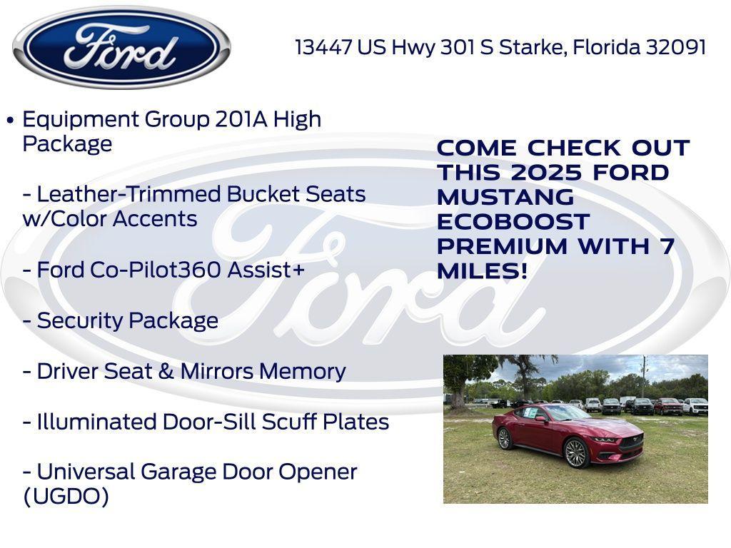 new 2025 Ford Mustang car, priced at $42,499