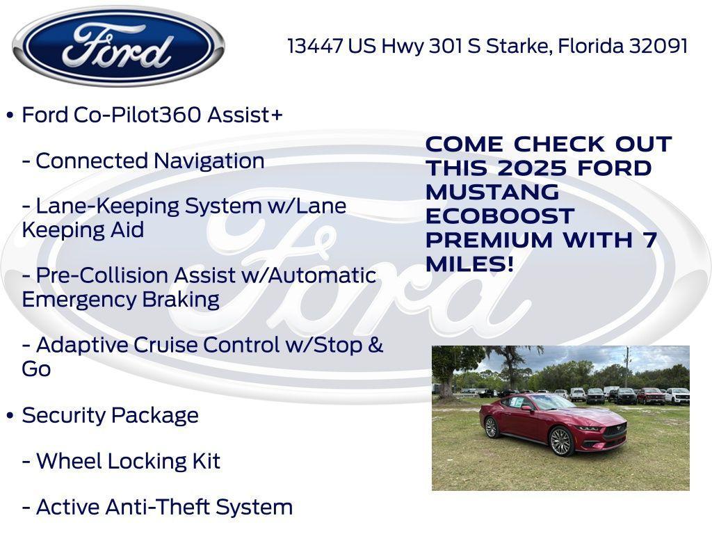 new 2025 Ford Mustang car, priced at $42,499