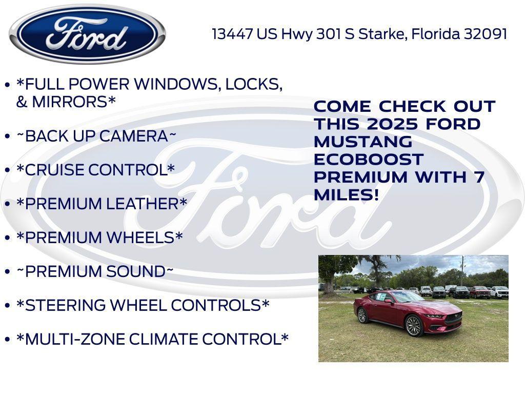 new 2025 Ford Mustang car, priced at $42,499