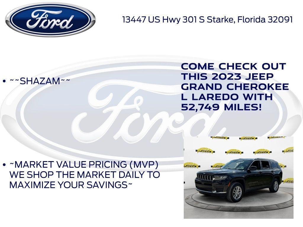 used 2023 Jeep Grand Cherokee L car, priced at $26,987