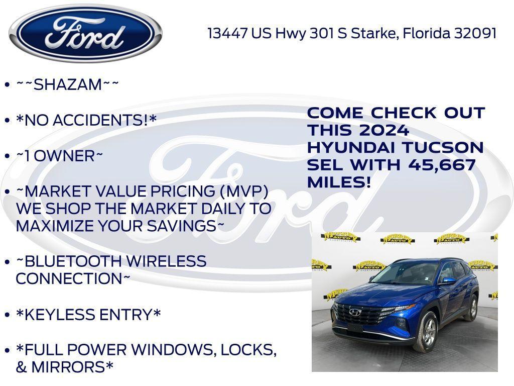 used 2024 Hyundai Tucson car, priced at $19,908