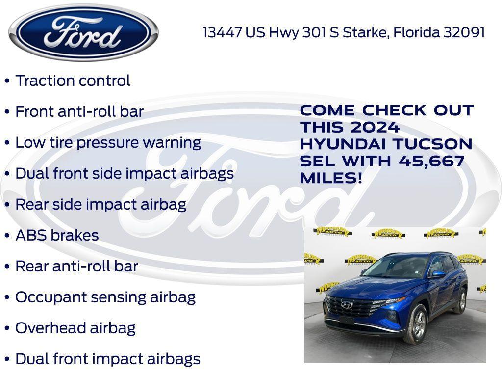 used 2024 Hyundai Tucson car, priced at $19,908