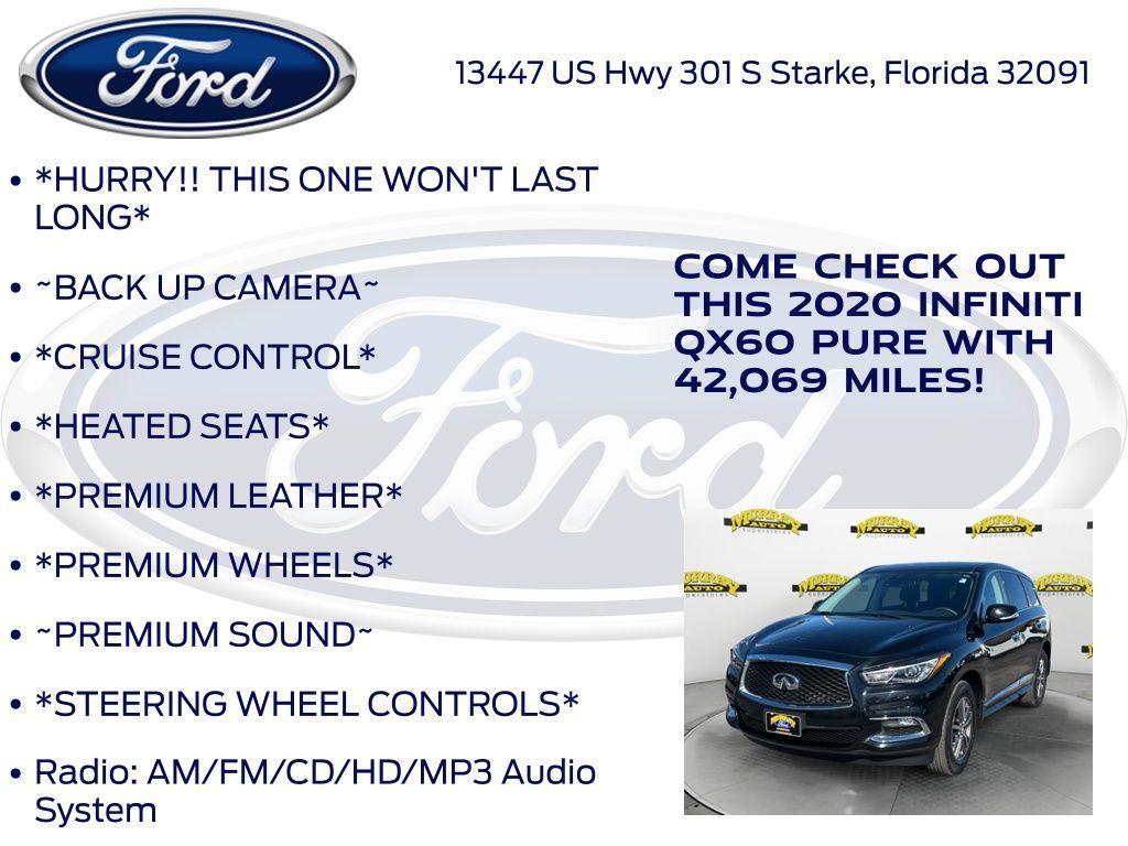 used 2020 INFINITI QX60 car, priced at $22,777