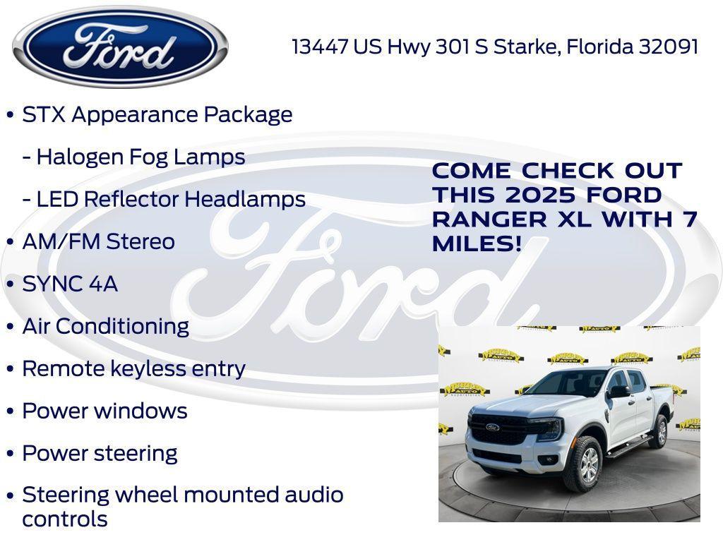 new 2025 Ford Ranger car, priced at $35,498