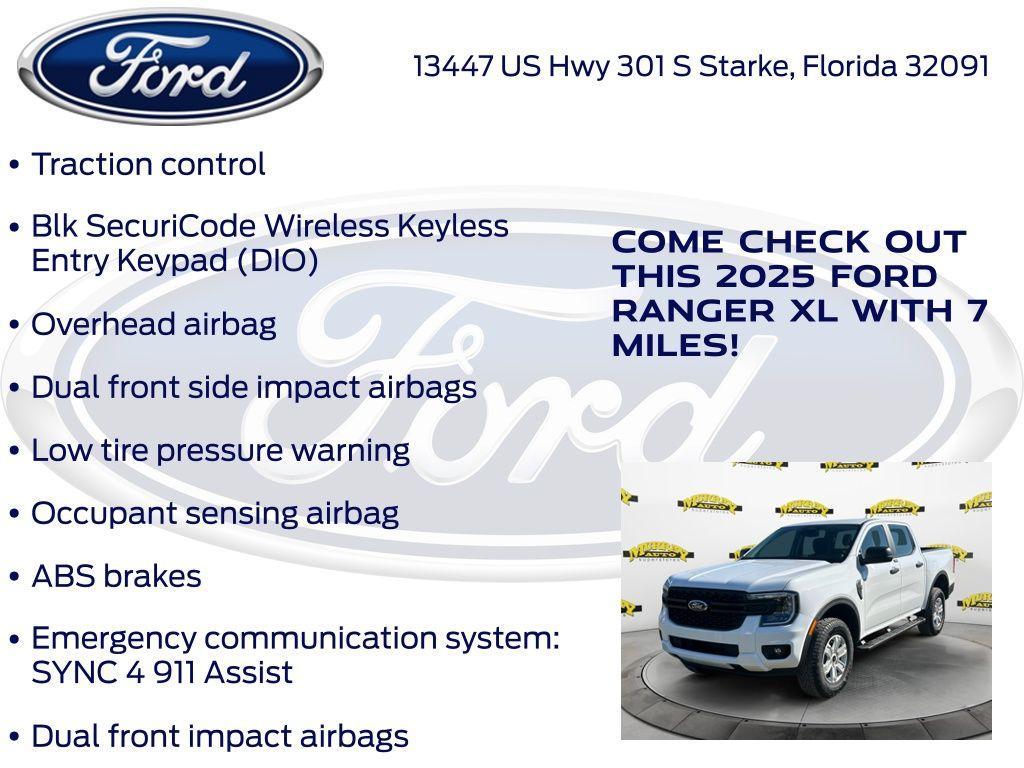new 2025 Ford Ranger car, priced at $35,498