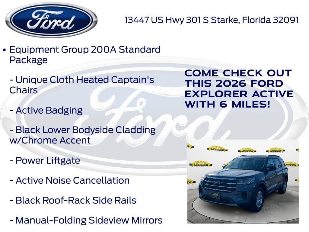 new 2026 Ford Explorer car, priced at $42,975