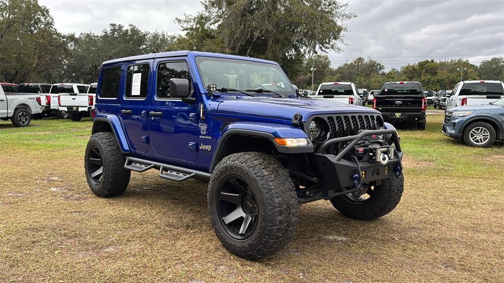 used 2020 Jeep Wrangler Unlimited car, priced at $32,792