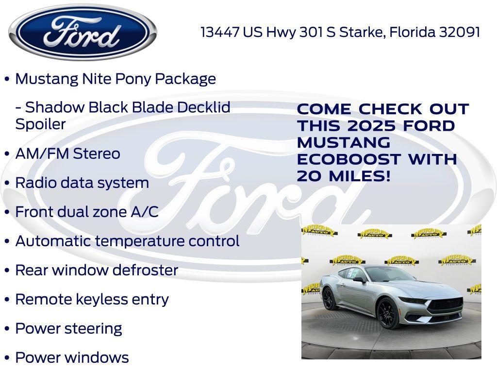 new 2025 Ford Mustang car, priced at $33,353