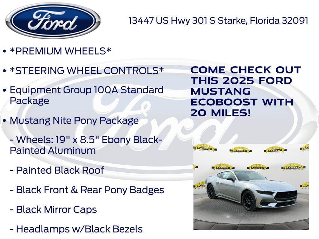new 2025 Ford Mustang car, priced at $33,353
