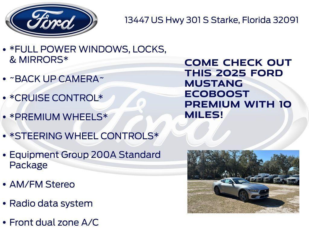 new 2025 Ford Mustang car, priced at $36,999