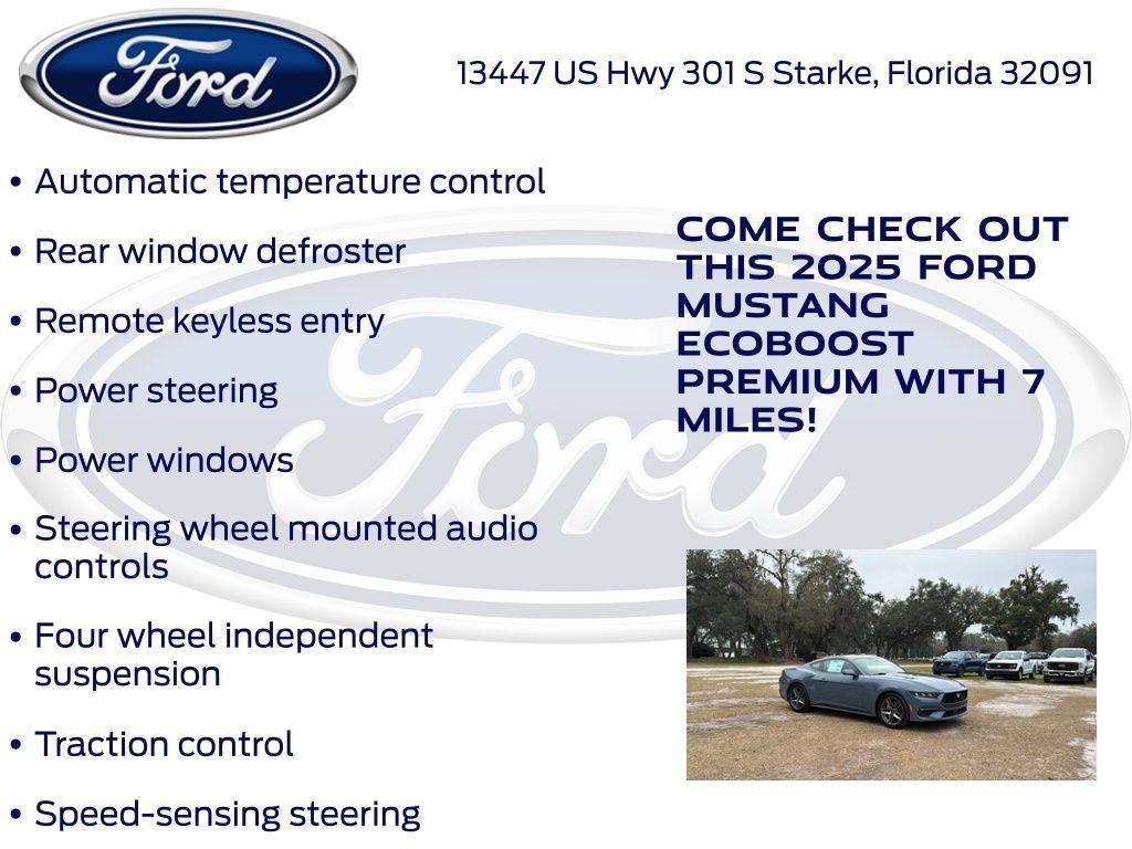 new 2025 Ford Mustang car, priced at $37,999