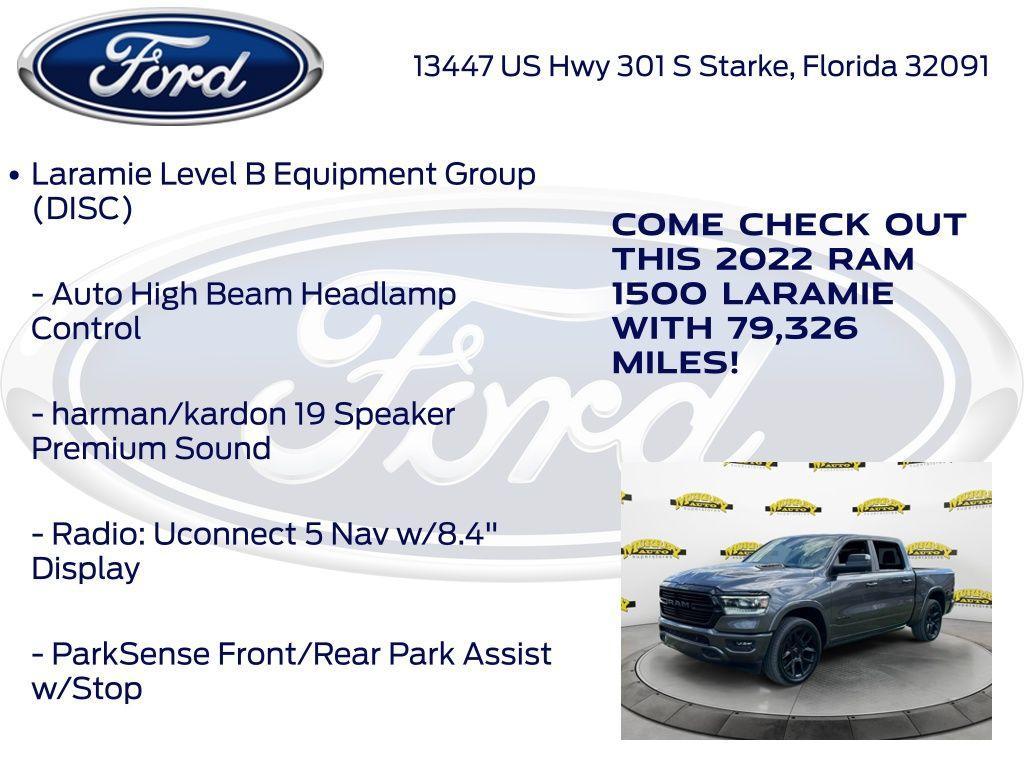 used 2022 Ram 1500 car, priced at $36,787