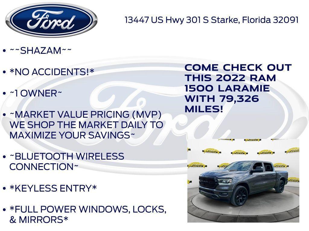 used 2022 Ram 1500 car, priced at $36,787