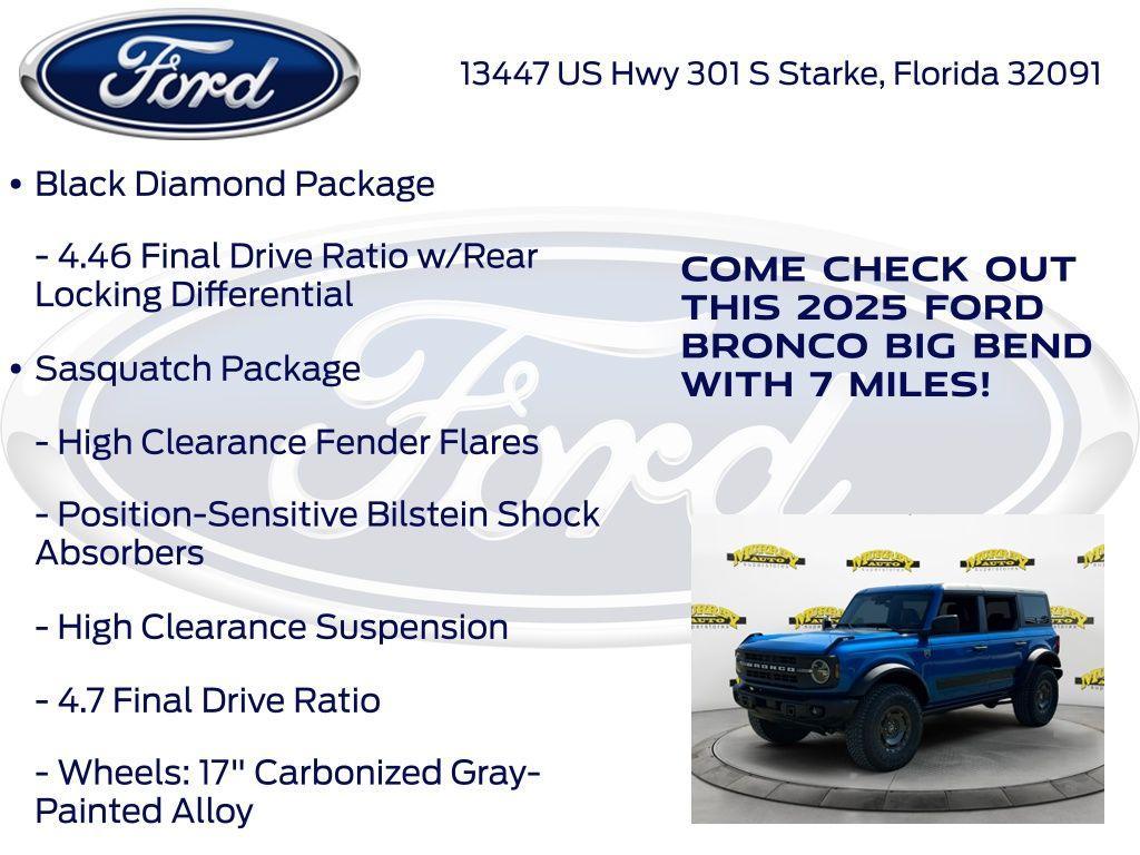 new 2025 Ford Bronco car, priced at $55,494