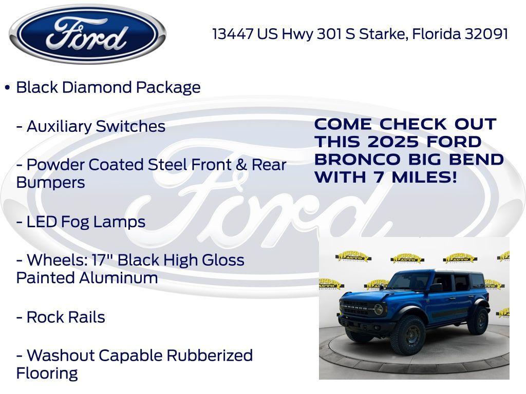 new 2025 Ford Bronco car, priced at $55,494