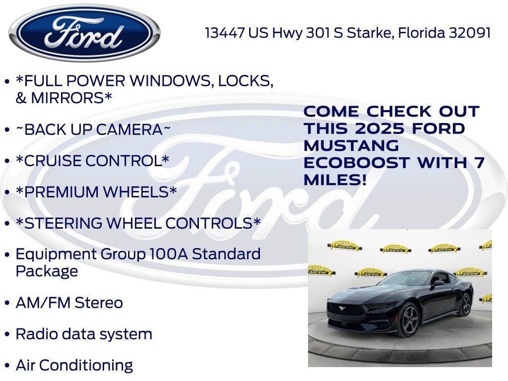 new 2025 Ford Mustang car, priced at $33,200
