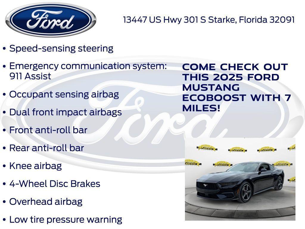 new 2025 Ford Mustang car, priced at $33,200