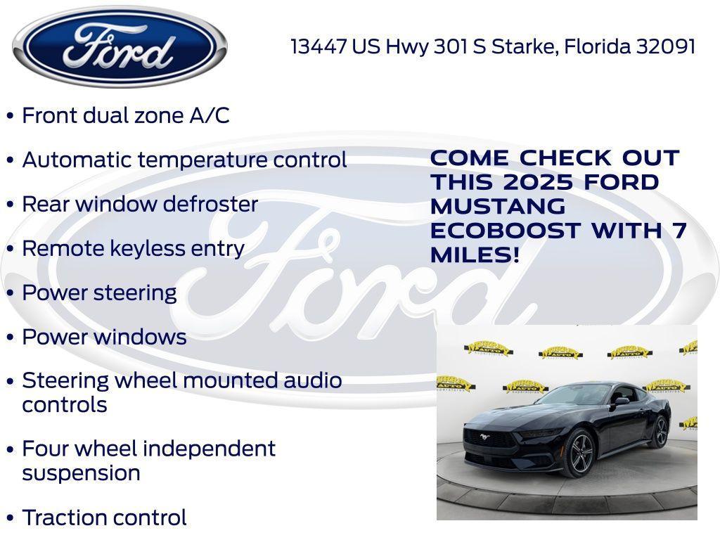 new 2025 Ford Mustang car, priced at $33,200
