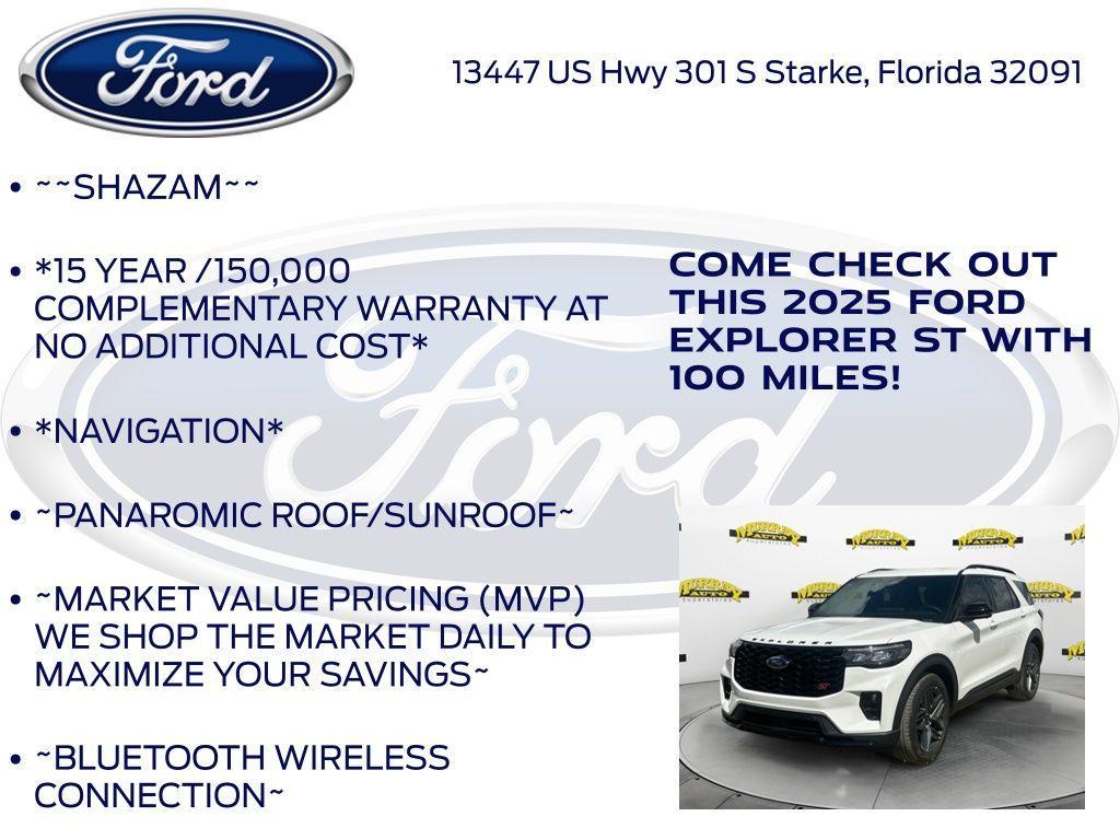 new 2025 Ford Explorer car, priced at $60,255