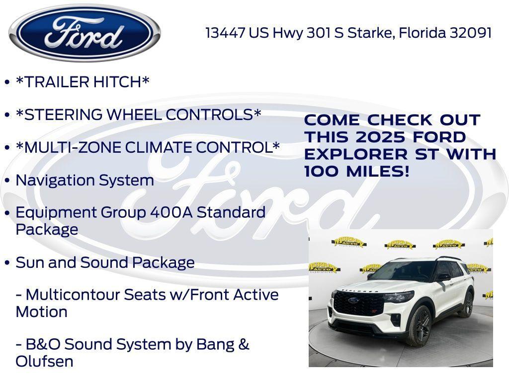 new 2025 Ford Explorer car, priced at $60,255