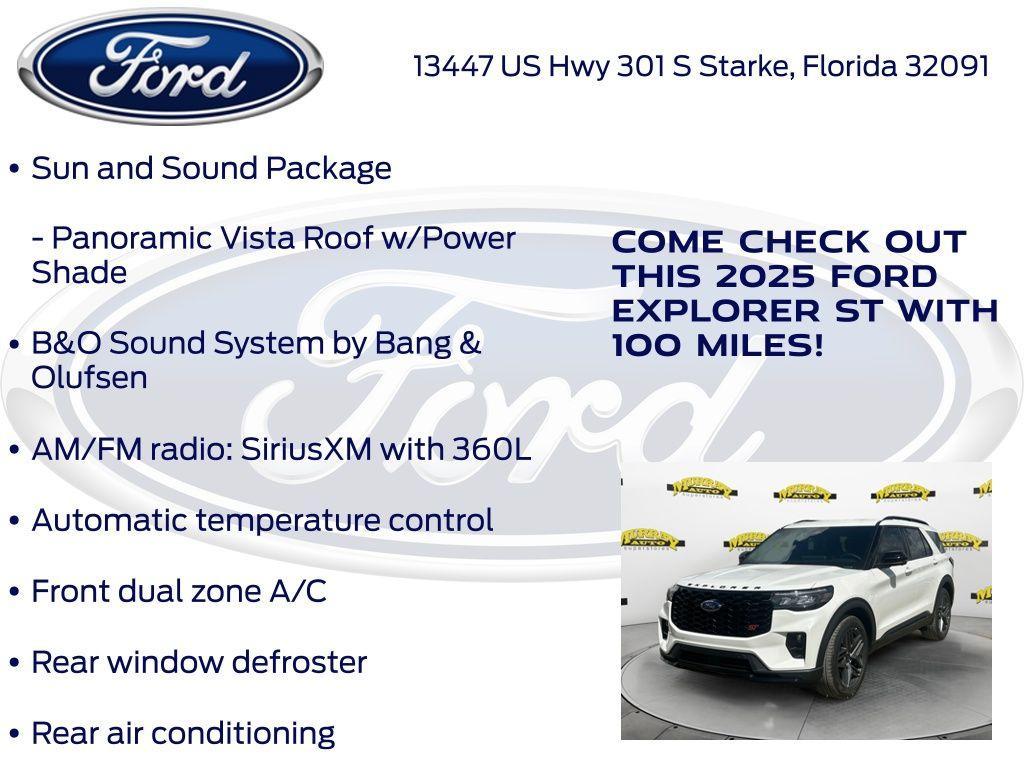 new 2025 Ford Explorer car, priced at $60,255