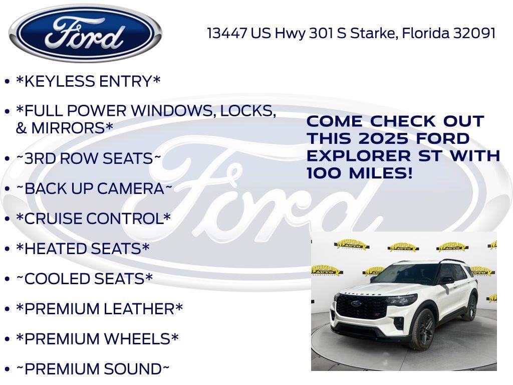 new 2025 Ford Explorer car, priced at $60,255