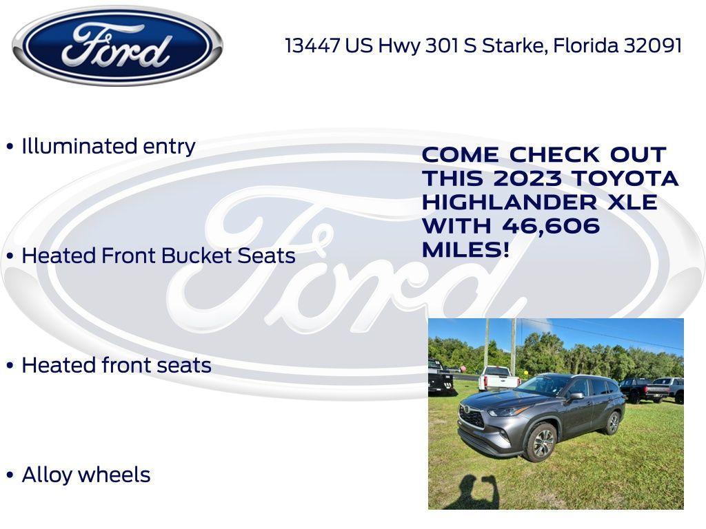 used 2023 Toyota Highlander car, priced at $34,174