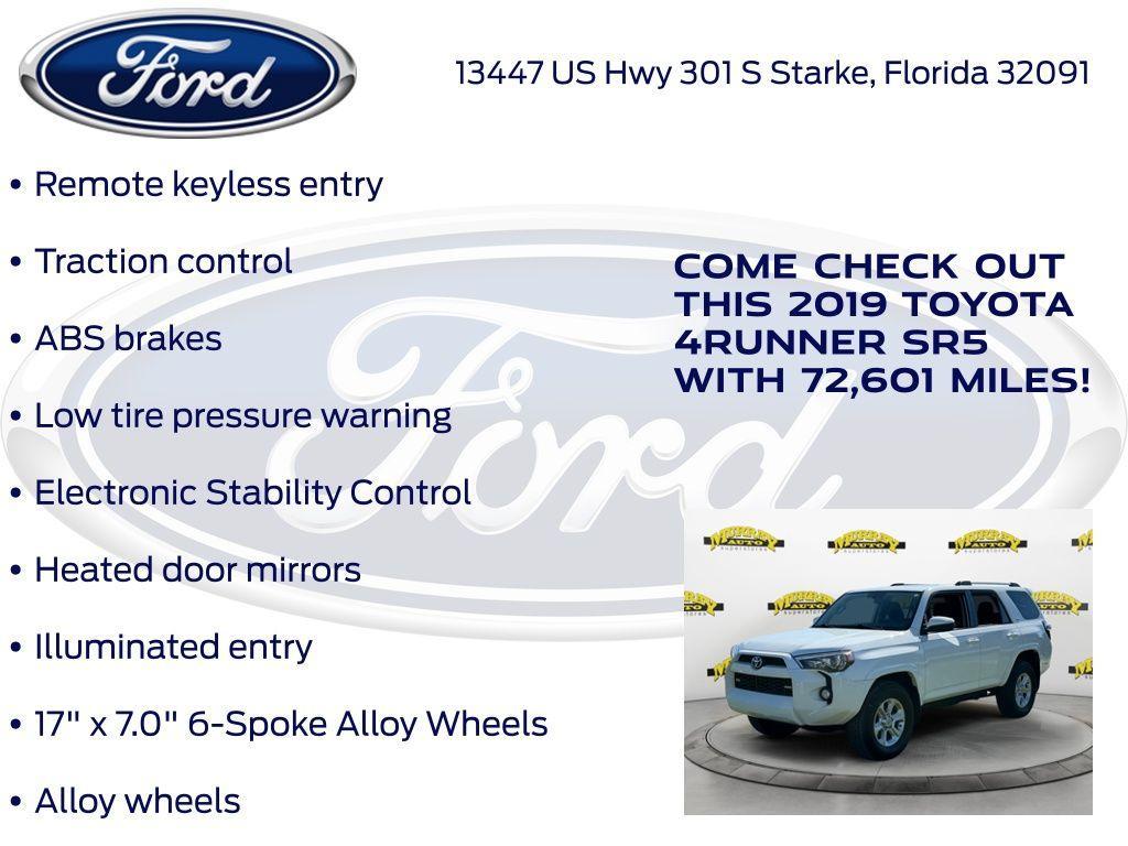 used 2019 Toyota 4Runner car, priced at $32,163
