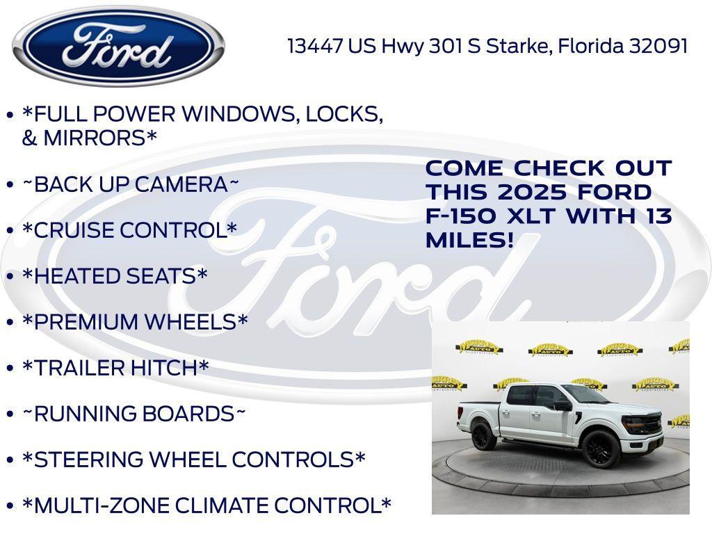 new 2025 Ford F-150 car, priced at $56,999
