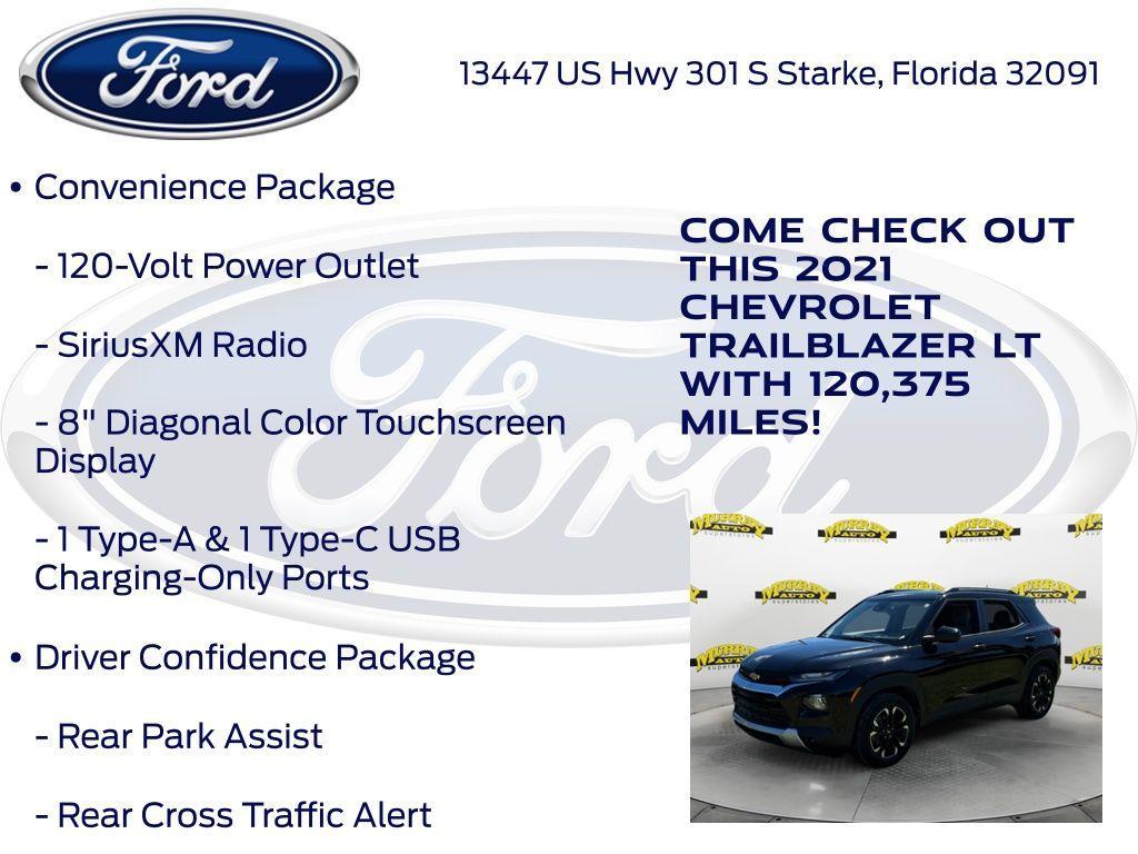 used 2021 Chevrolet TrailBlazer car, priced at $14,686