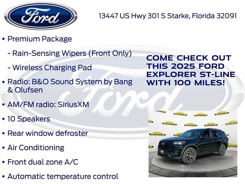 new 2025 Ford Explorer car, priced at $48,075