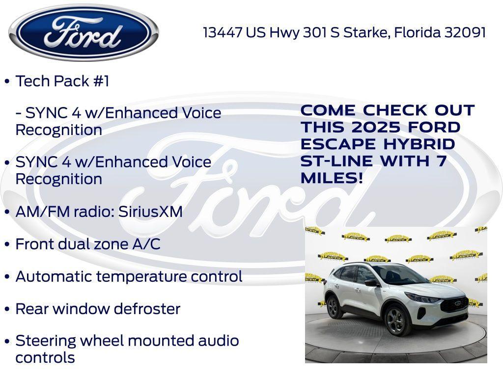 new 2025 Ford Escape car, priced at $34,235