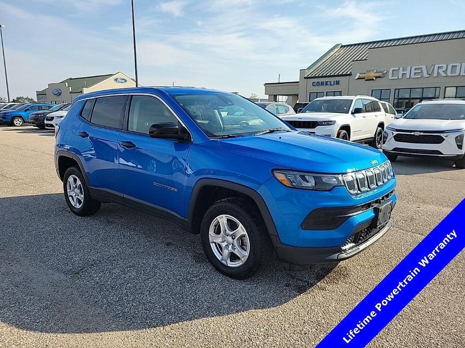 used 2022 Jeep Compass car, priced at $20,852