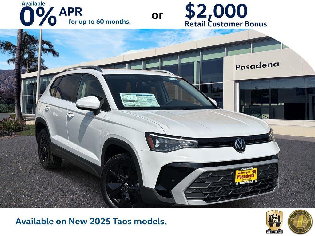 new 2025 Volkswagen Taos car, priced at $30,998