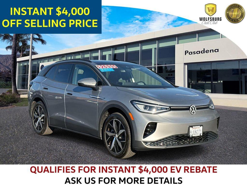 used 2023 Volkswagen ID.4 car, priced at $23,998