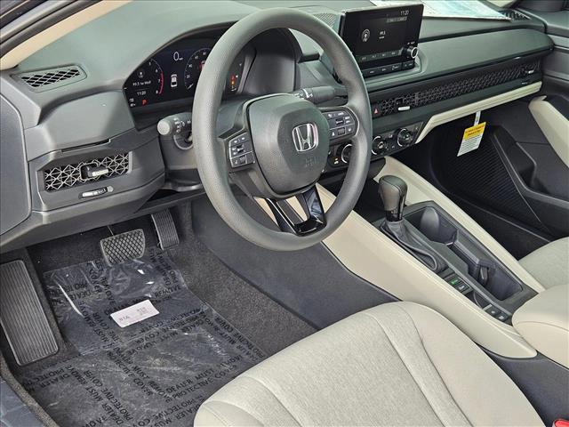 new 2025 Honda Accord car, priced at $30,374