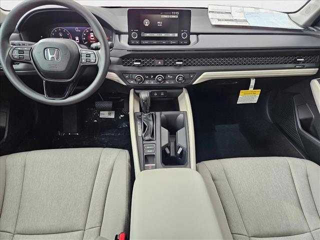 new 2025 Honda Accord car, priced at $30,805