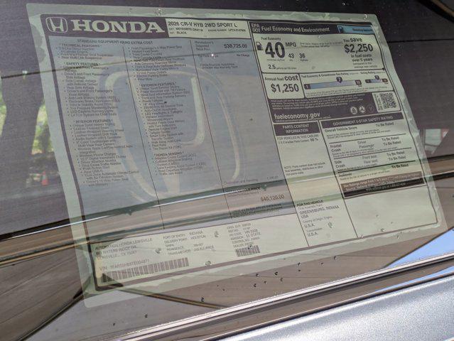 new 2026 Honda CR-V Hybrid car, priced at $38,206