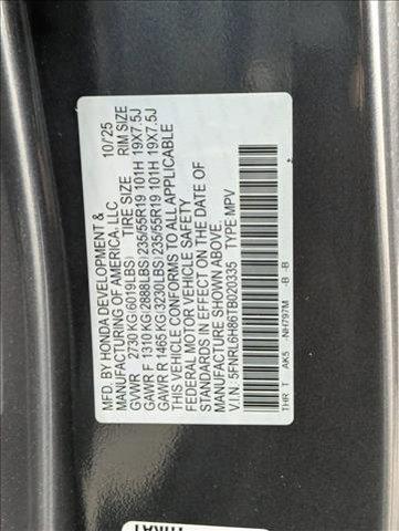 new 2026 Honda Odyssey car, priced at $46,153