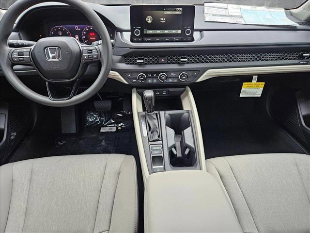 new 2025 Honda Accord car, priced at $30,805