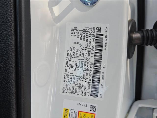 new 2026 Honda Civic Hybrid car, priced at $32,021